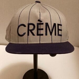 Men’s Invisible Bully NY x Flat Fitty Crème SnapBack Hat Rare Adjustable Sizing